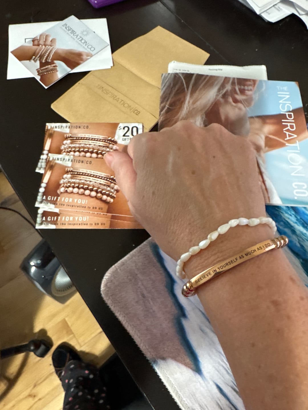 Customer photo review of BEACH PEARL - ACCENT BRACELET
