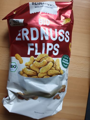 Customer photo review of Bio Erdnussflips