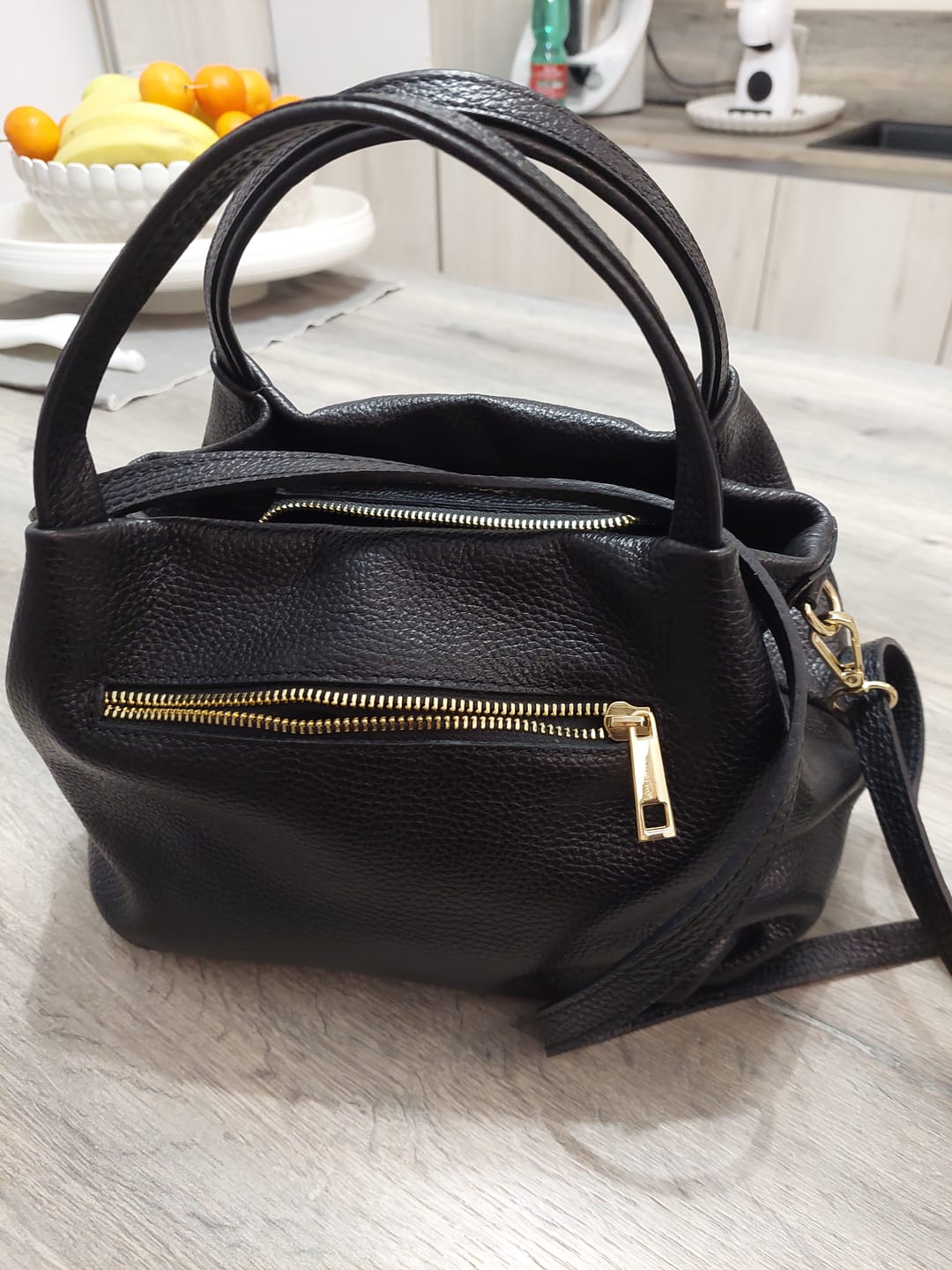 Customer photo review of Andrea - Borsa a Mano in Pelle