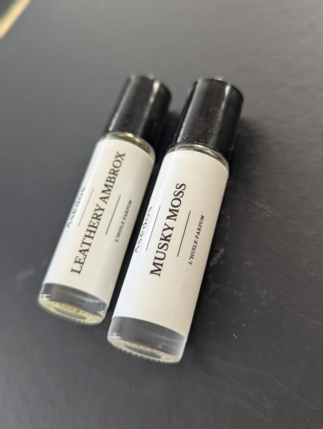 Customer photo review of LEATHERY AMBROX PERFUME OIL