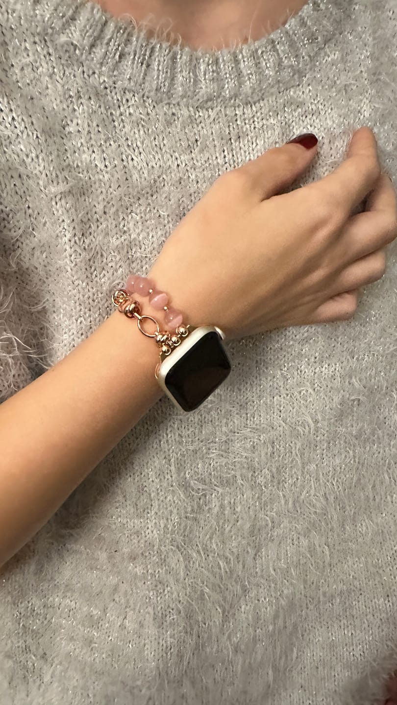 Customer photo review of Apple Watch Metallarmband "Perl"
