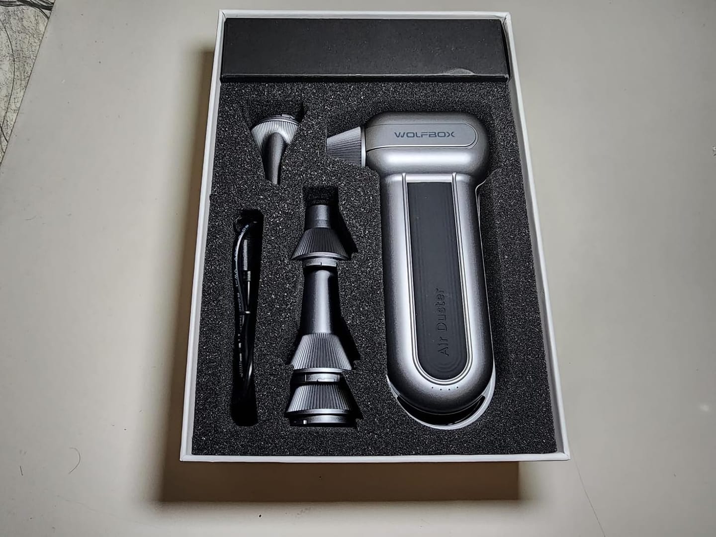 Customer photo review of WOLFBOX MF100 Compressed Air Duster - Super Power Electric Air Duster