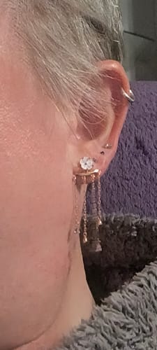 Customer photo review of Boucle d'oreille Aenor