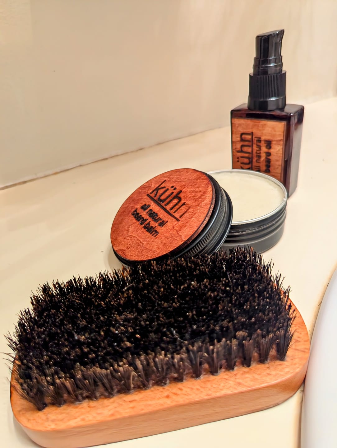 Customer photo review of 4 Piece Set (2 oil/butter/balm, 2 soaps)