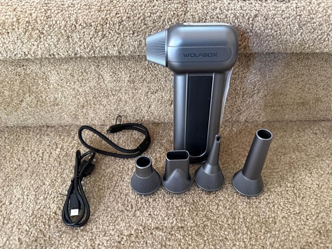 Customer photo review of WOLFBOX MF100 Compressed Air Duster - Super Power Electric Air Duster