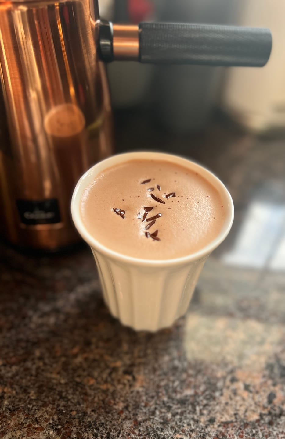Customer photo review of Milky 50% Hot Chocolate Flakes