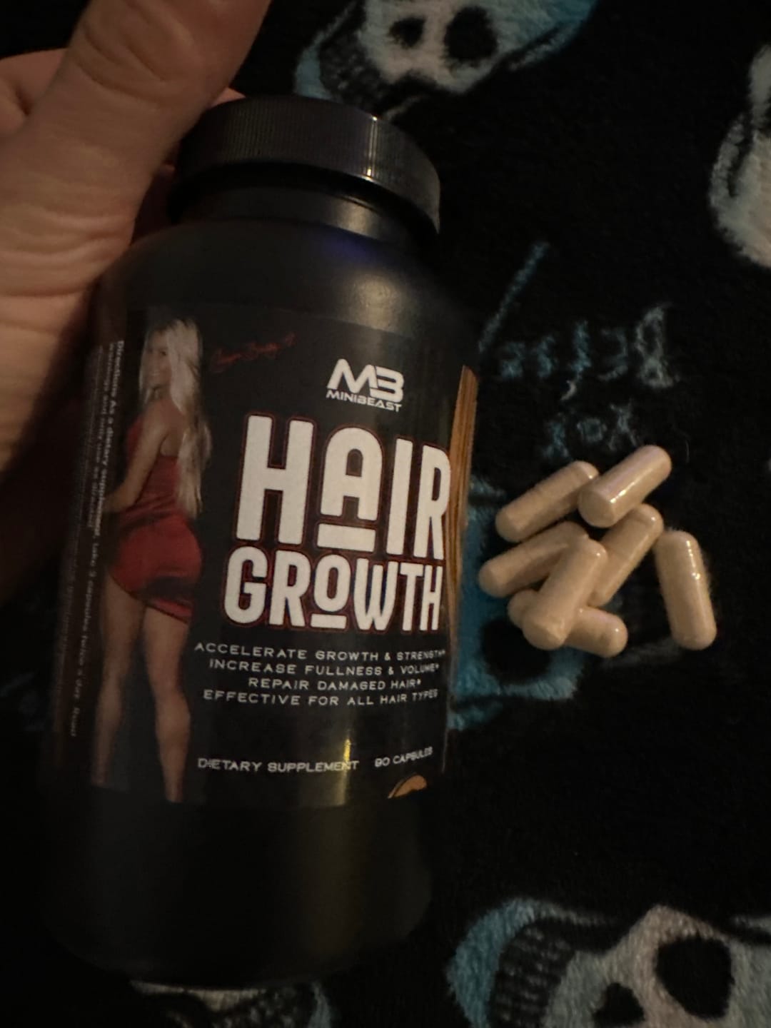 Customer photo review of Hair Growth