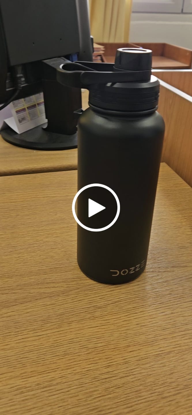 Customer video review of DOZZE Adventurer Water Bottle