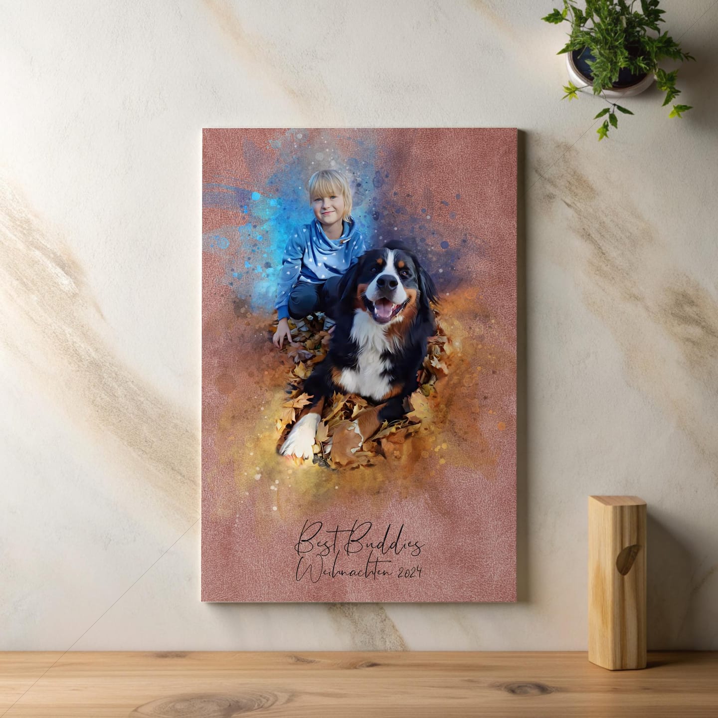 Customer photo review of Familien-Poster im Aquarell-Stil | personalisierbar