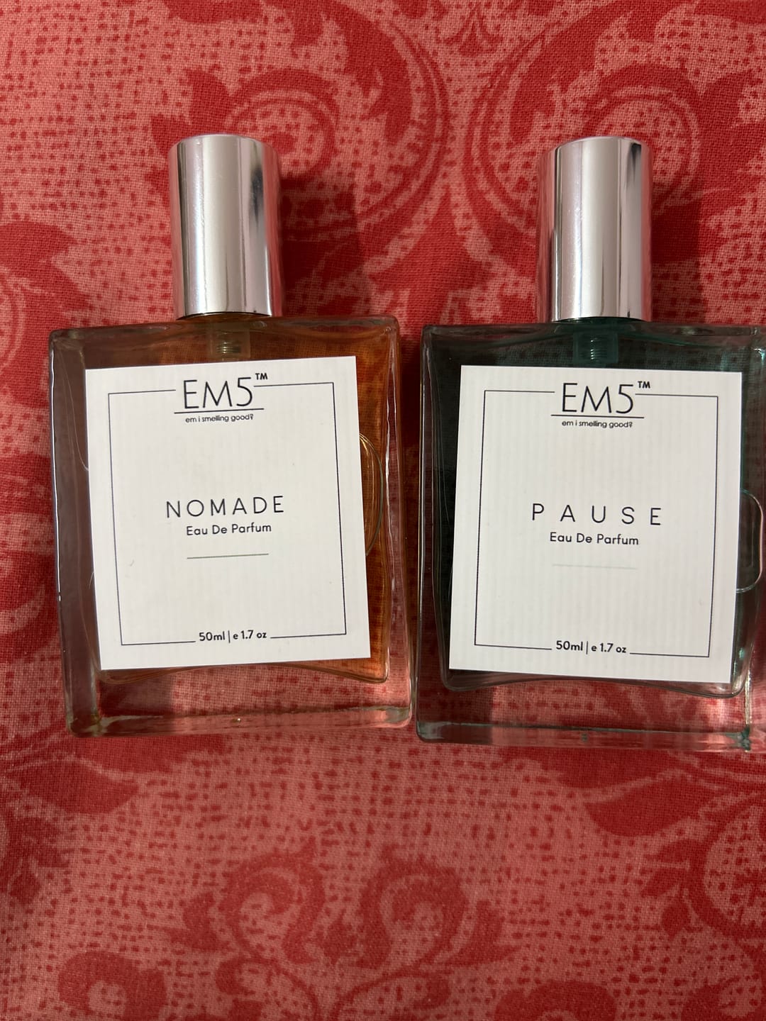 Customer photo review of EM5™ Pause Perfume EDP Spray for Men | Aromatic Fresh Amber Fragrance Accords | Luxury Gift for Him | Variants Available: 50 ml Spray / 15 ml Spray