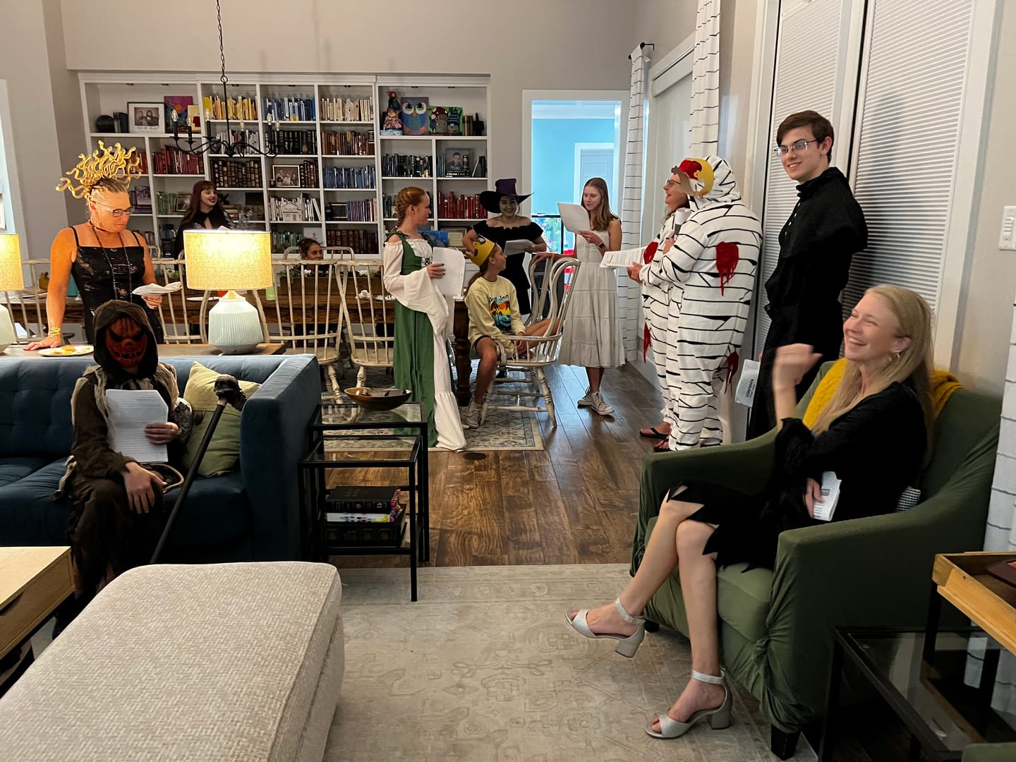 Customer photo review of Halloween Murder Mystery Game Kit - Monster Mansion