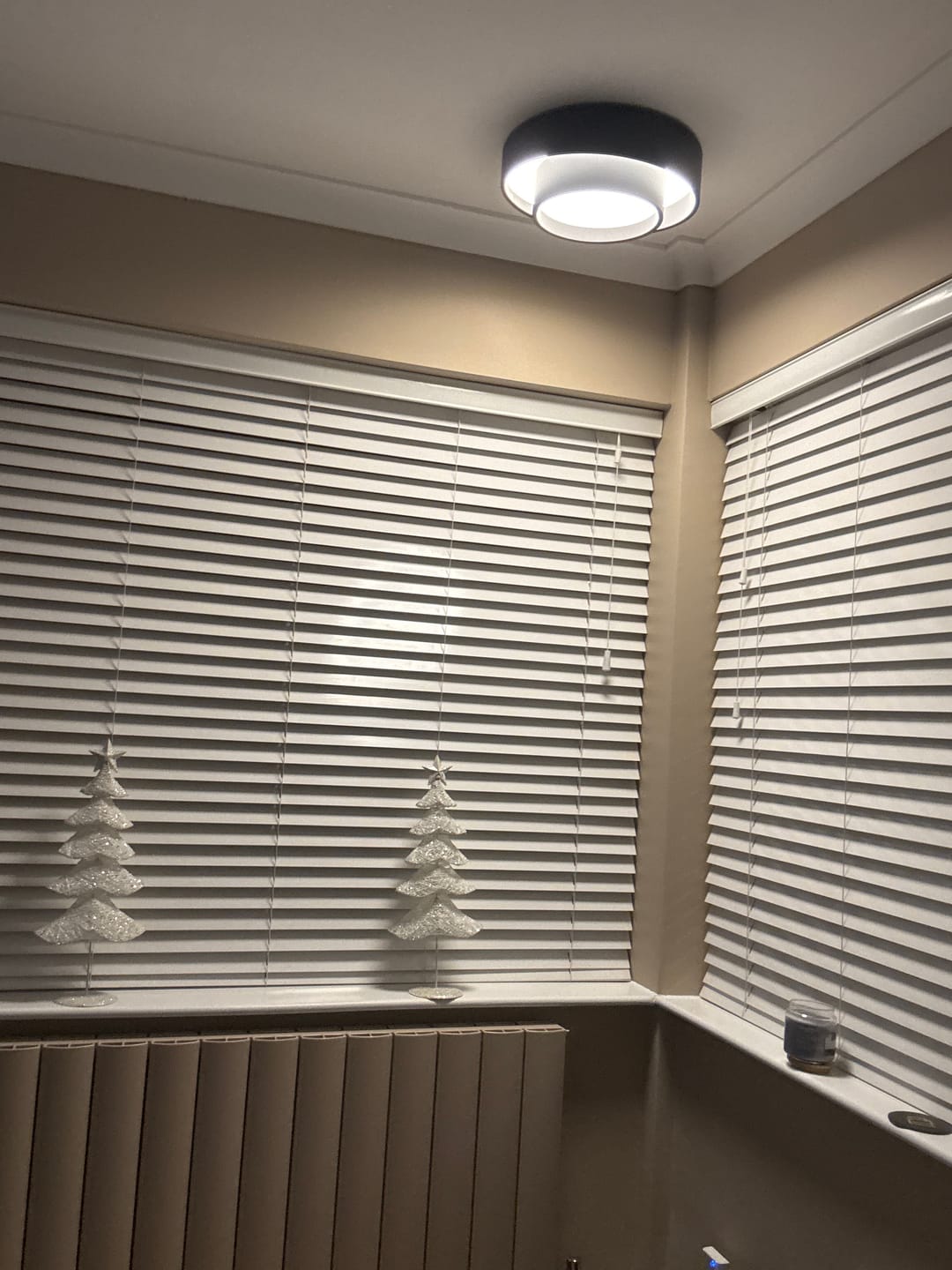 Customer photo review of Concentric Rings Round Flush Mount Ceiling Light