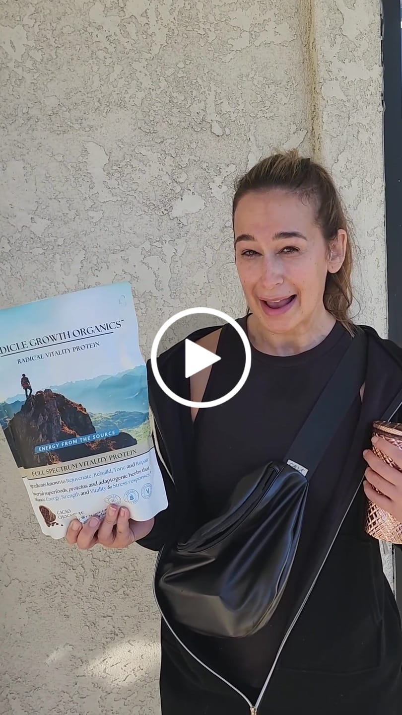 Customer video review of Full Spectrum Vitality Protein Mix