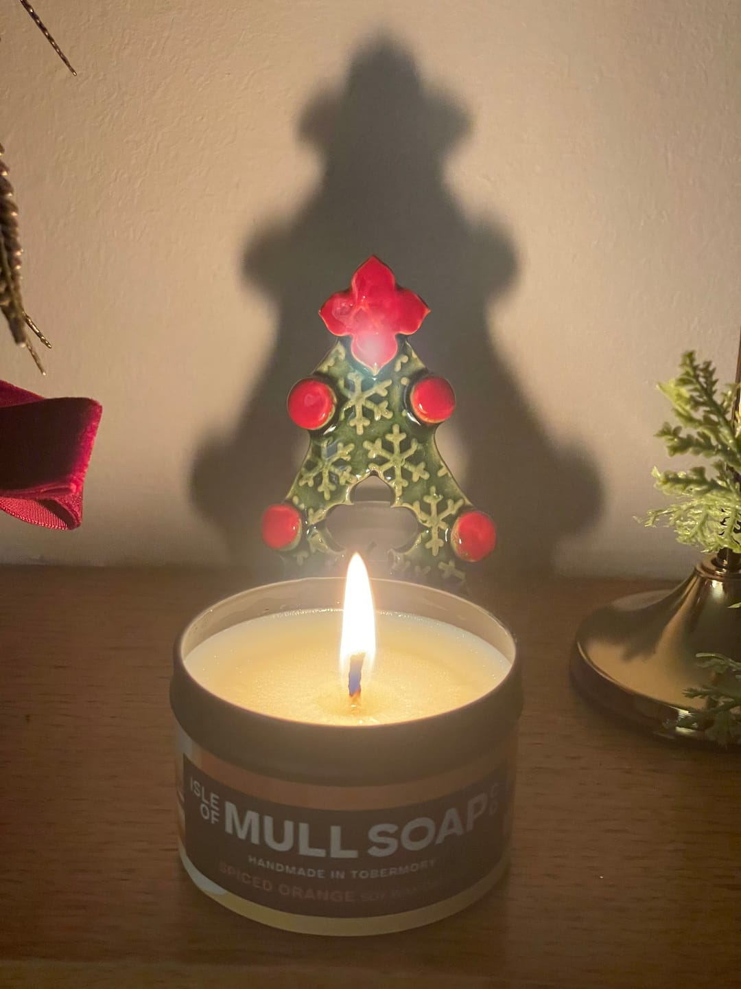 Customer photo review of Spiced Orange Isle of Mull Candle