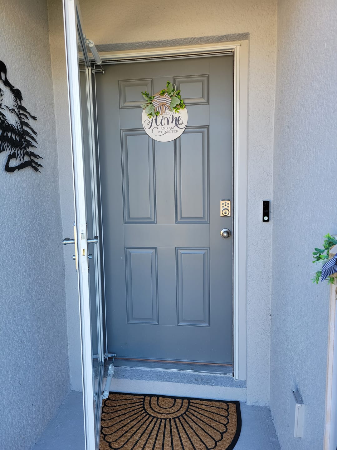 Customer photo review of American Eagle Flag Metal Wall Art