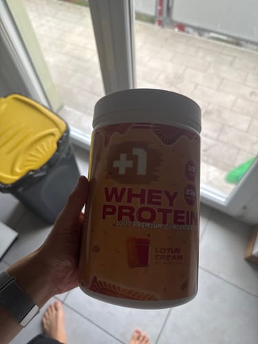Customer photo review of +1© Whey Protein Concentrate (1kg)
