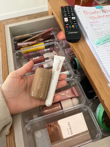 Customer photo review of birthday duo -  Pocket Blush + Peptide Lip Tint