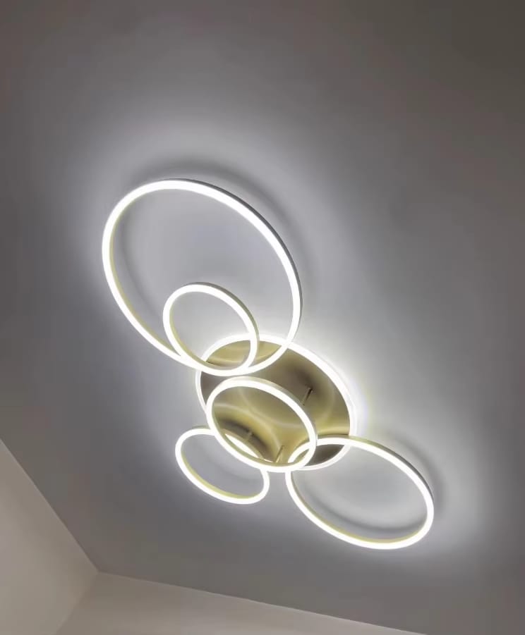 Customer photo review of WOMO Circular LED Flush Mount Ceiling Light-WM1032