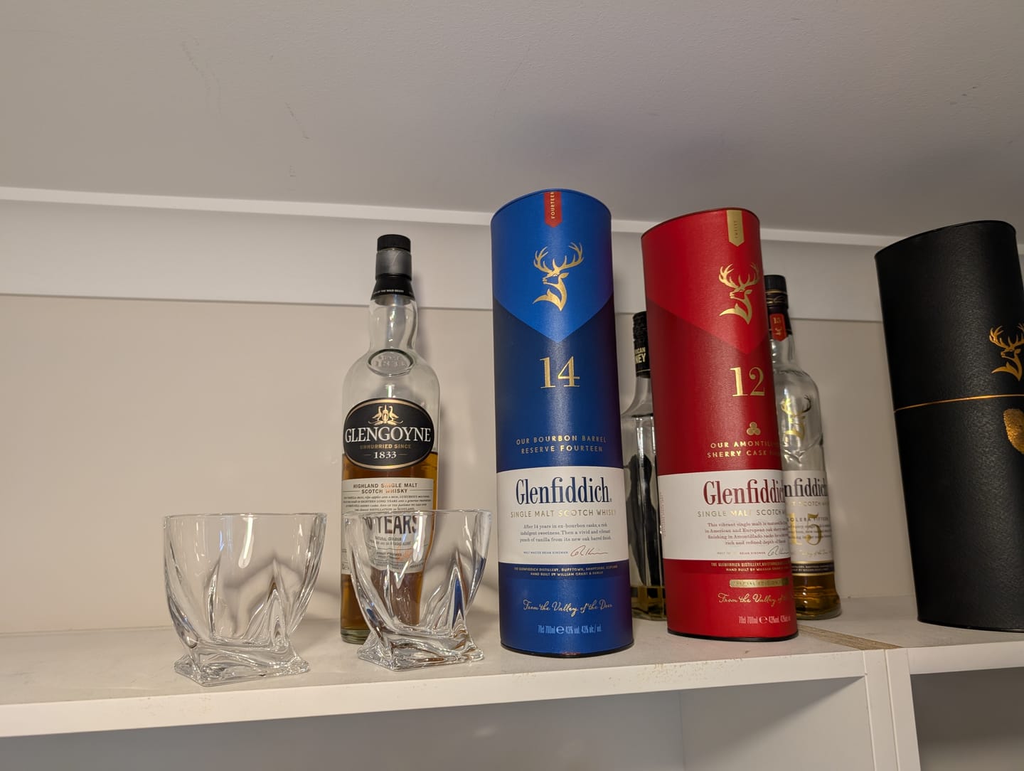 Customer photo review of M&B Helix Whisky Glasses Set