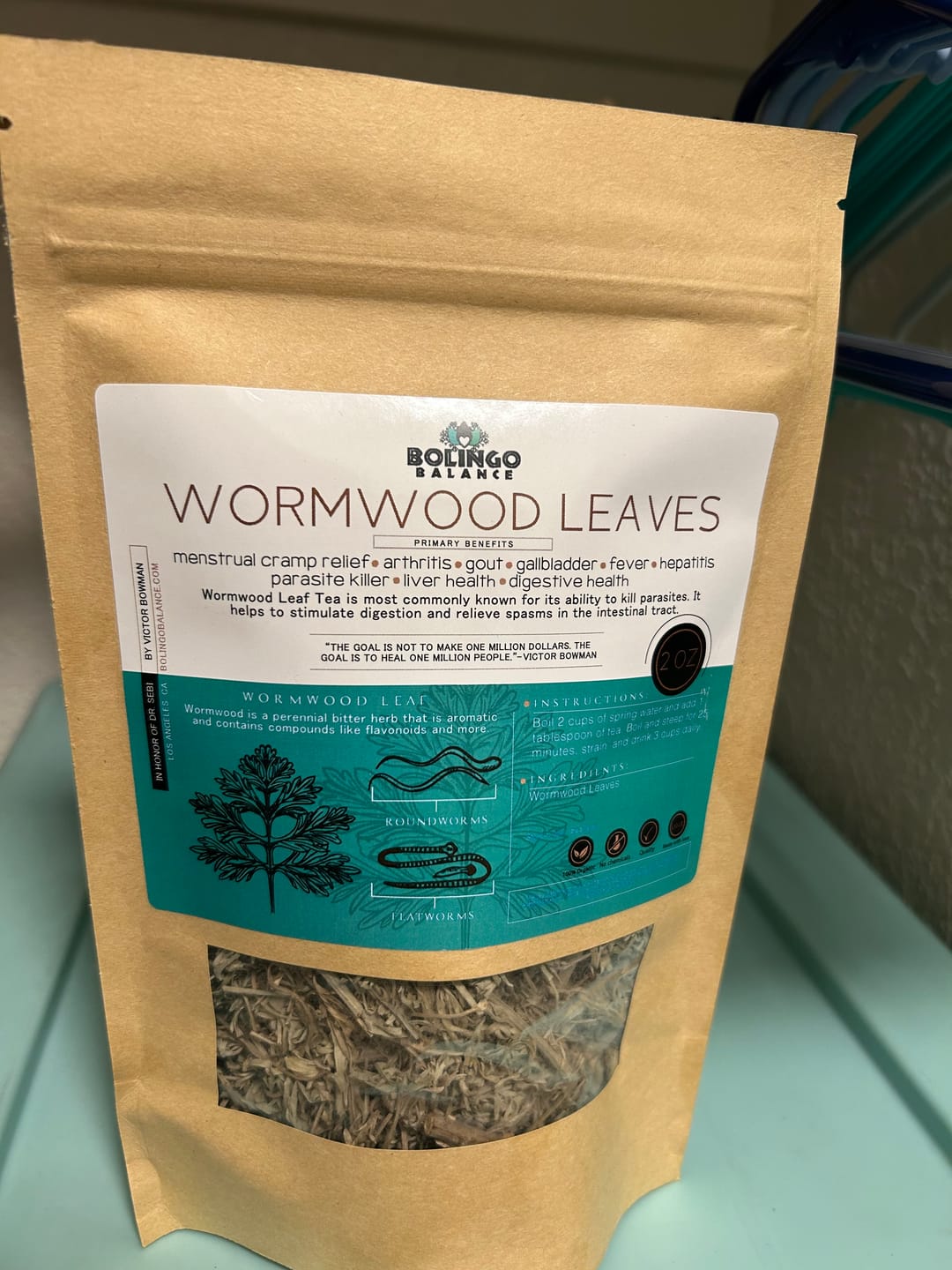 Customer photo review of WORMWOOD LEAVES