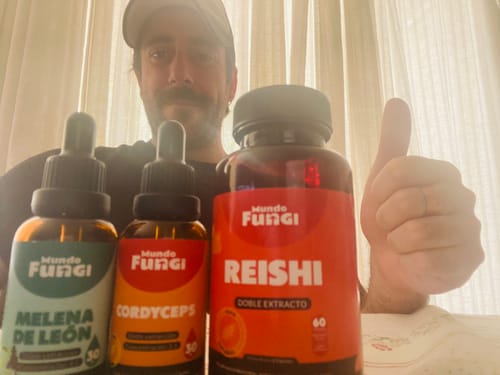 Customer photo review of Extracto Cordyceps - Gotas Ultra Concentrado