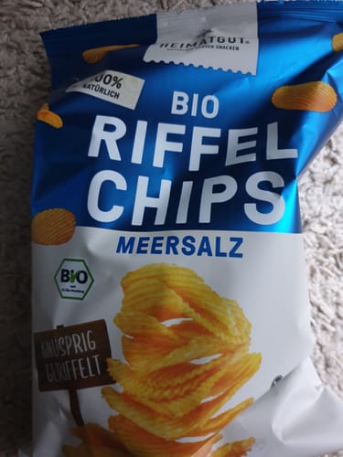 Customer photo review of Bio Riffel Chips Meersalz