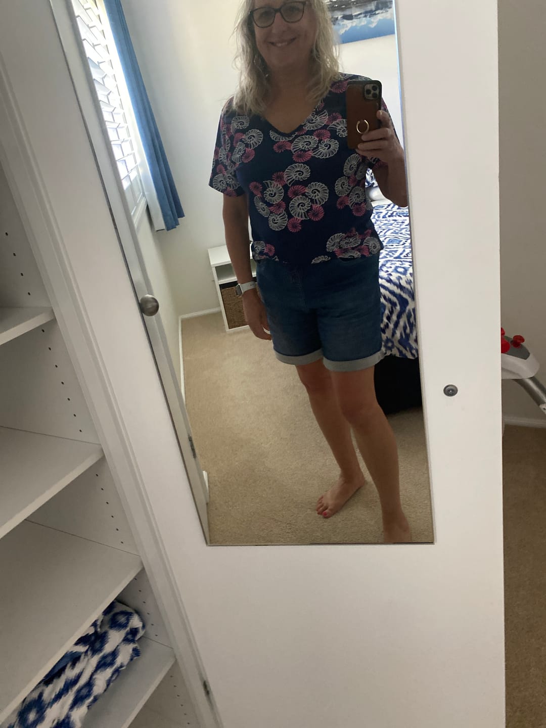 Customer photo review of Nautilus Short Sleeve Cotton Tee
