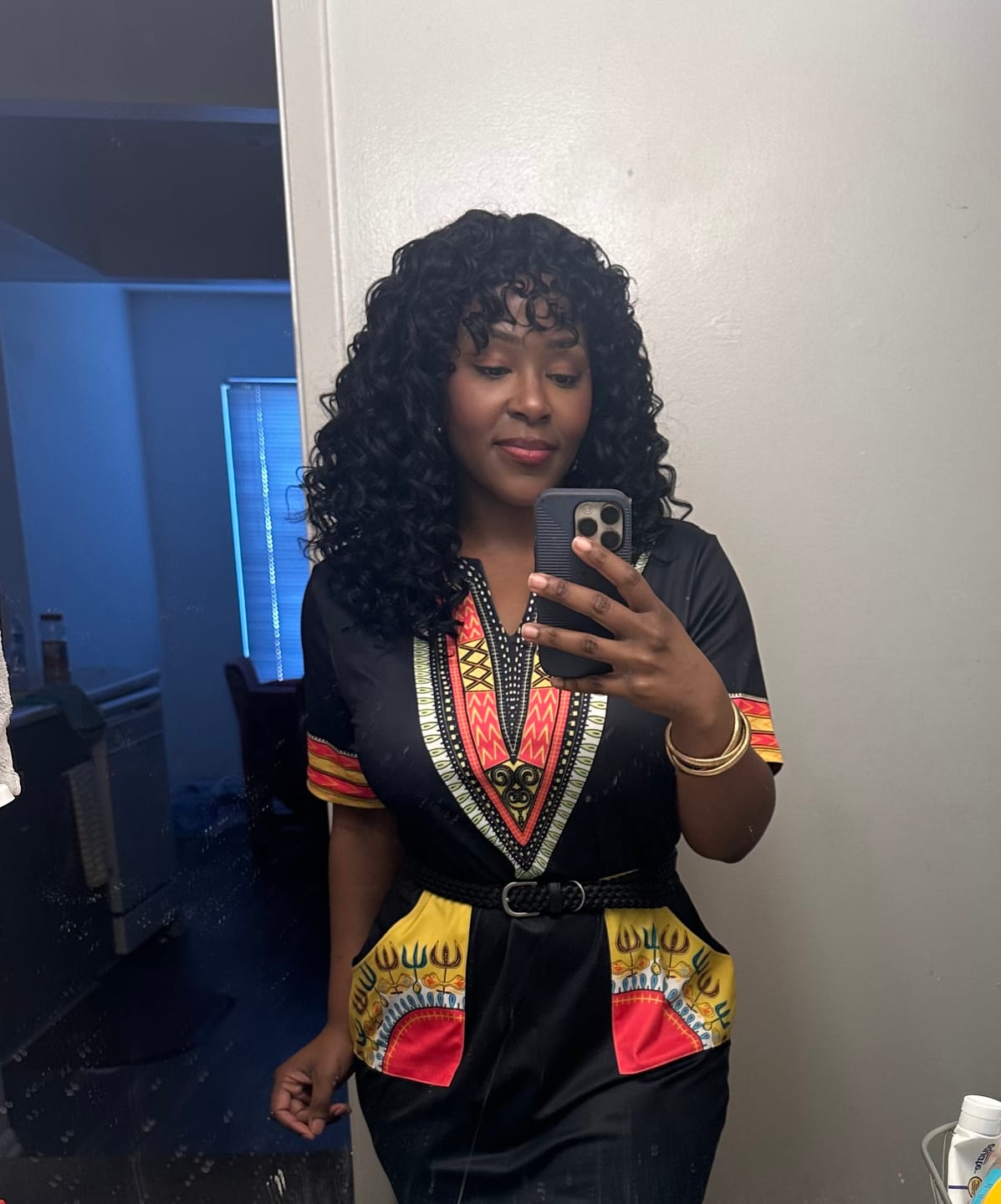 Customer photo review of Outre Wigpop Synthetic Full Wig - LEANZA