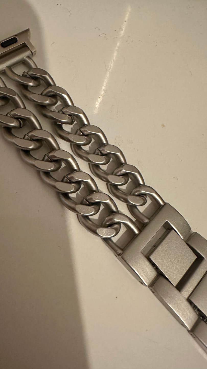 Customer photo review of Apple Watch Metallarmband "Josefin"