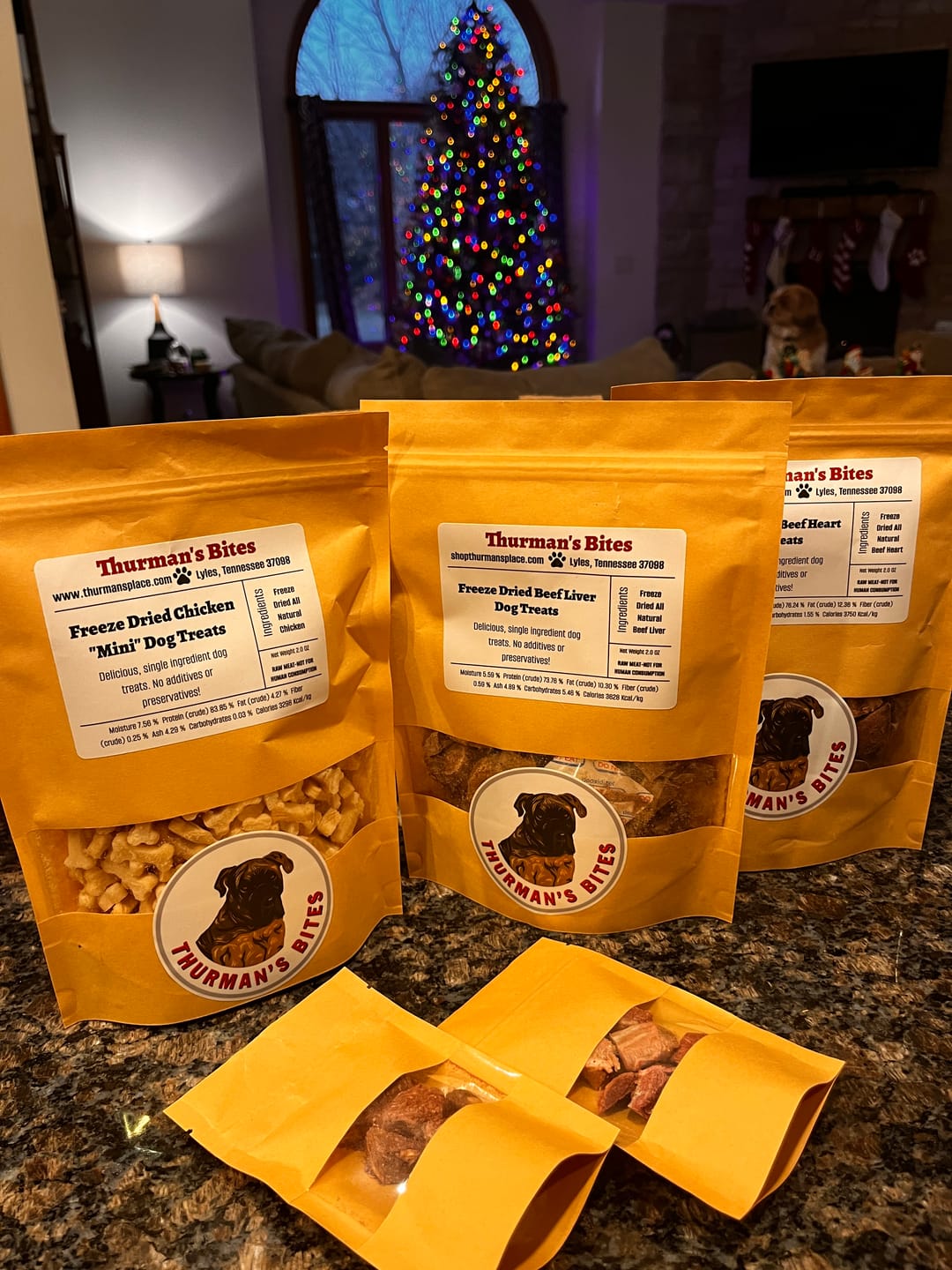 Customer photo review of Freeze Dried Goods - Chicken - Mini Dog Treats