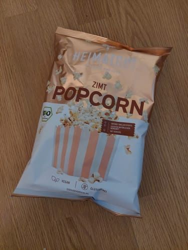 Kundenbewertung mit Foto zu Bio Popcorn Zimt