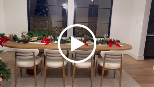 Customer video review of Brass Halo Ribbed Glass Globe Bubble Ring Chandelier