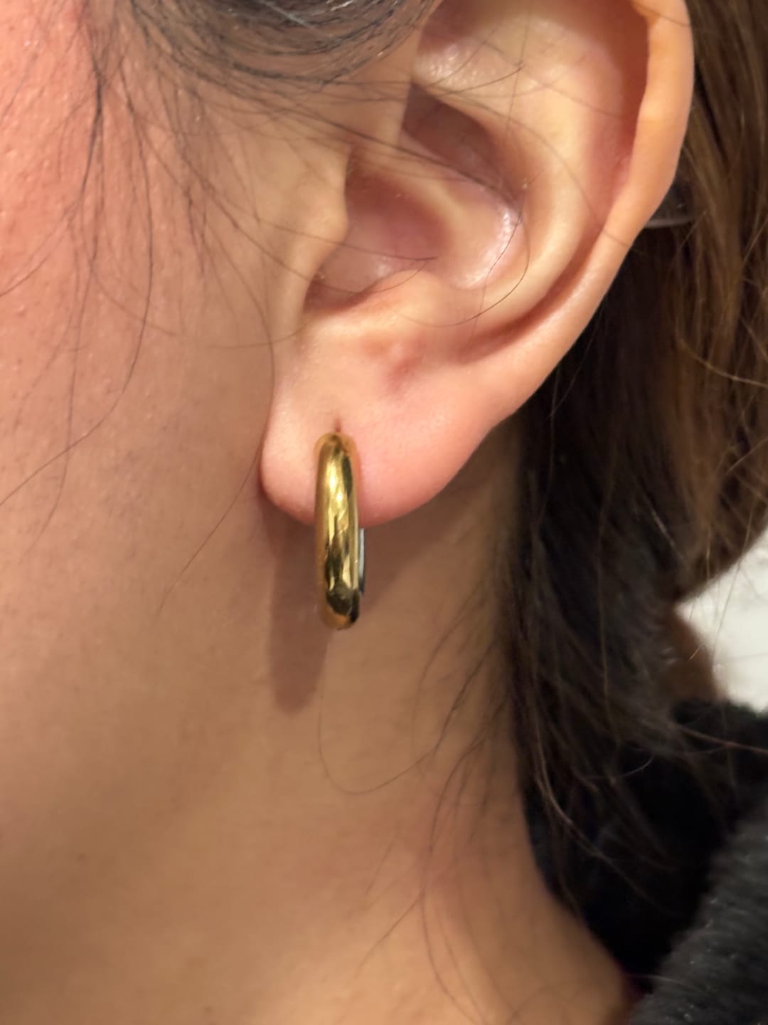 Customer photo review of Par Arracada Chica 20 mm
