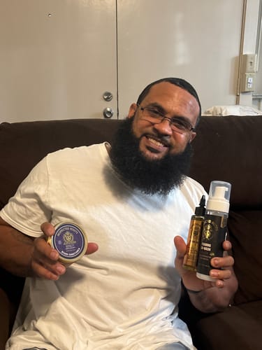 Customer photo review of Beard Conditioner - Royalty Scent