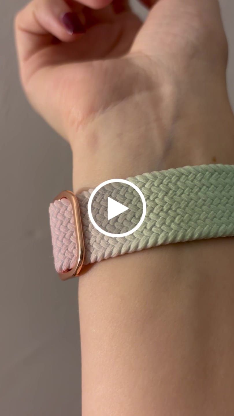Customer video review of Apple Watch Nylonband "Flow"