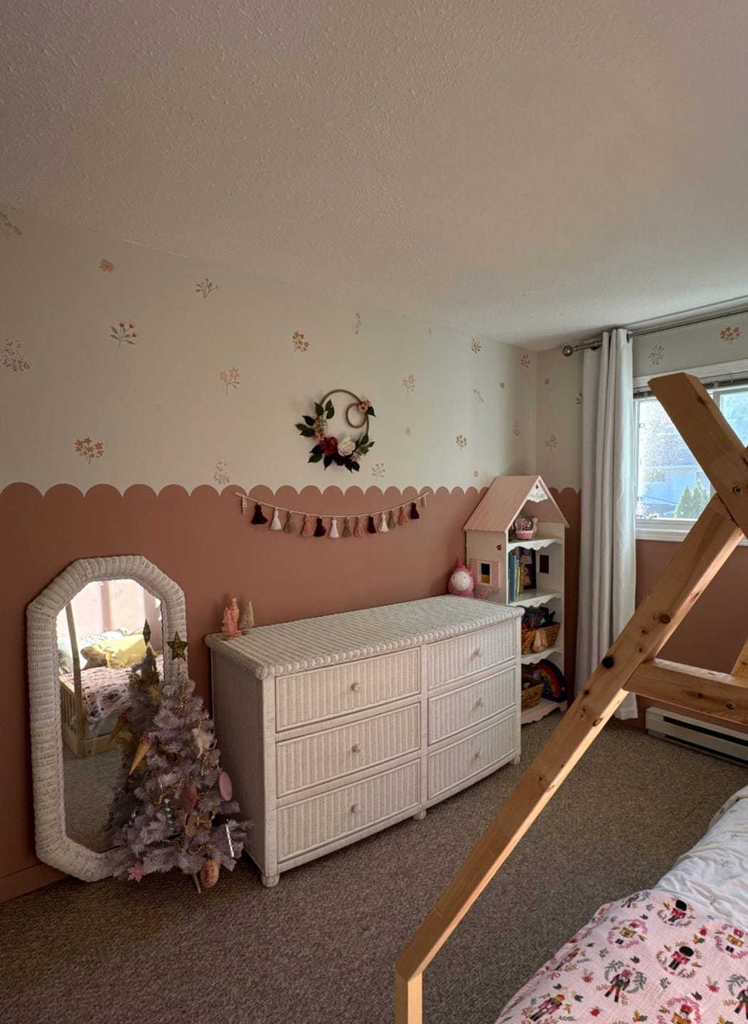 Customer photo review of Quinn Wildflower Wall Decals