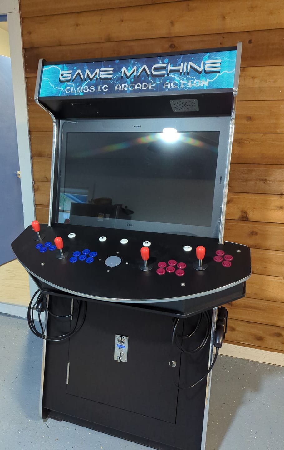 Customer photo review of 4 Player Standup with 2 shooting guns Arcade Machine 4600 Retro Multi Cade Games