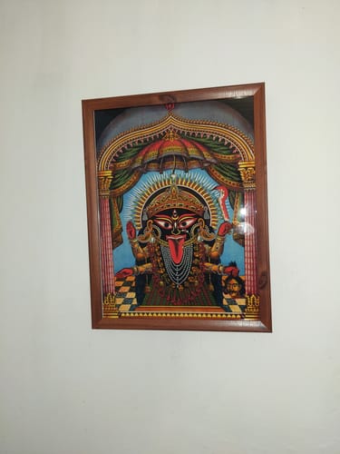Customer photo review of Kali at Kali Ghat, Raja Ravi Varma Paintings