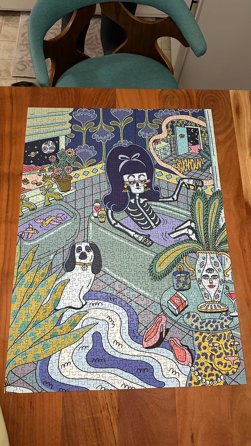 Customer photo review of Moonlight | 1000 Piece Puzzle