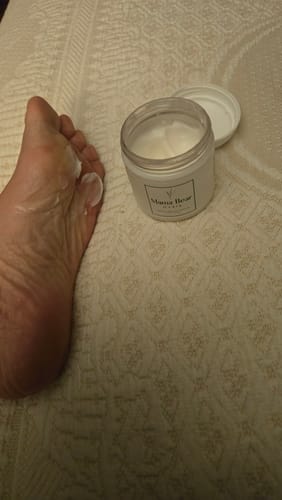 Customer photo review of Mama Bear Nerve Relief Lotion