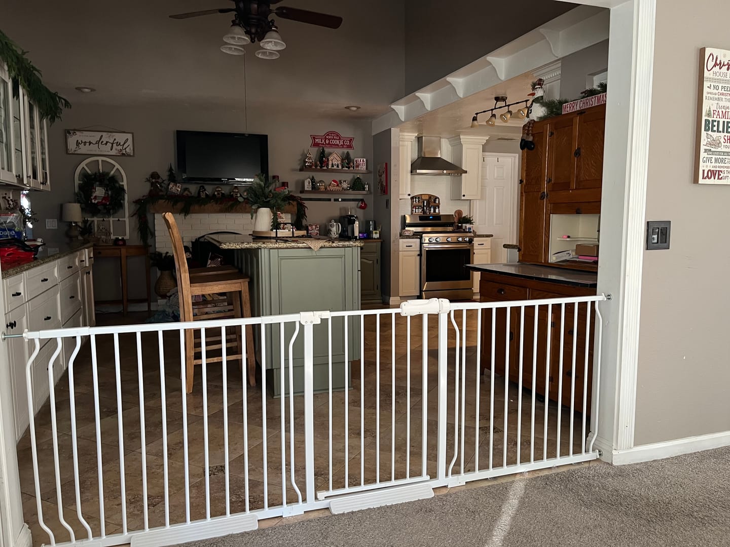 Melissa H. review of FairyBaby Extra Wide Baby Gate, Easy Install Extra Security