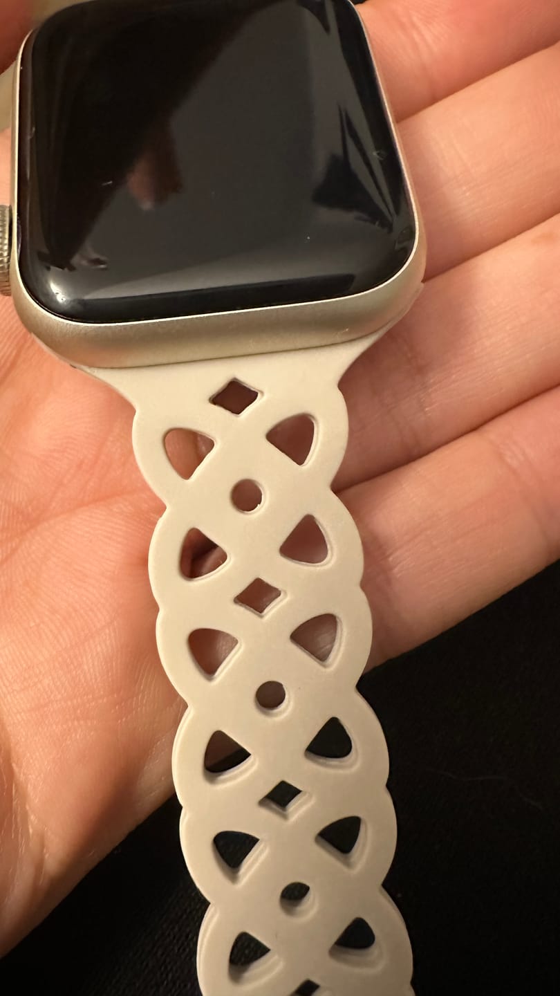 Customer photo review of Apple Watch Silikonband "Celine"