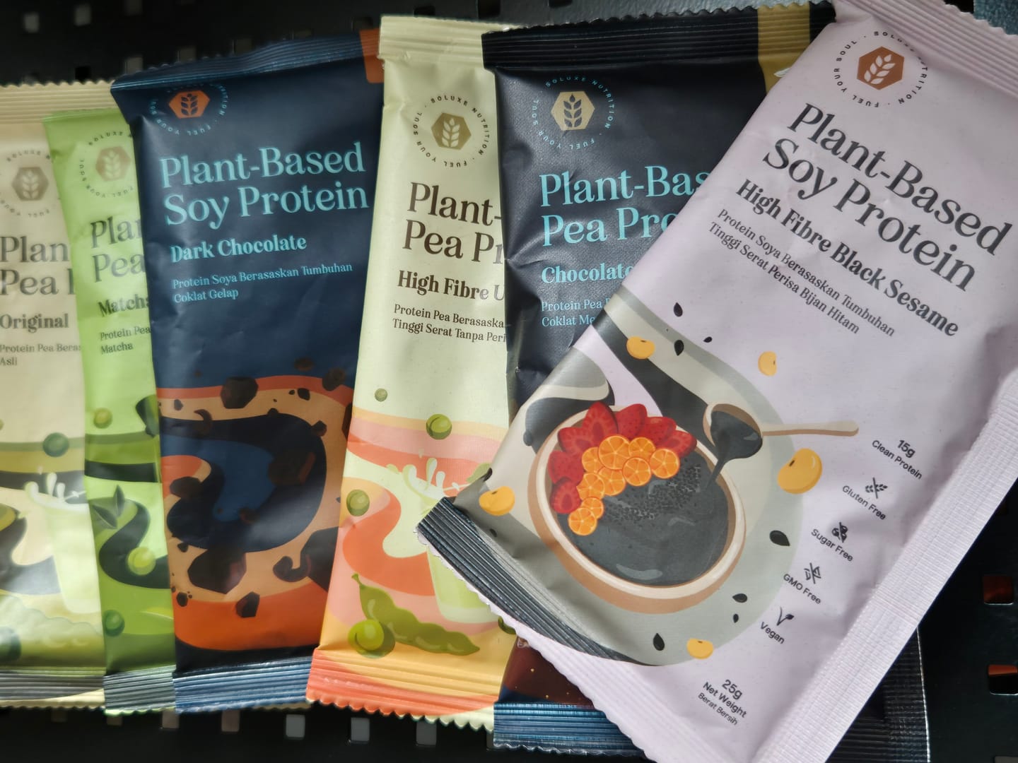 Customer photo review of Sachet Starter Pack - 9 Assorted Flavours