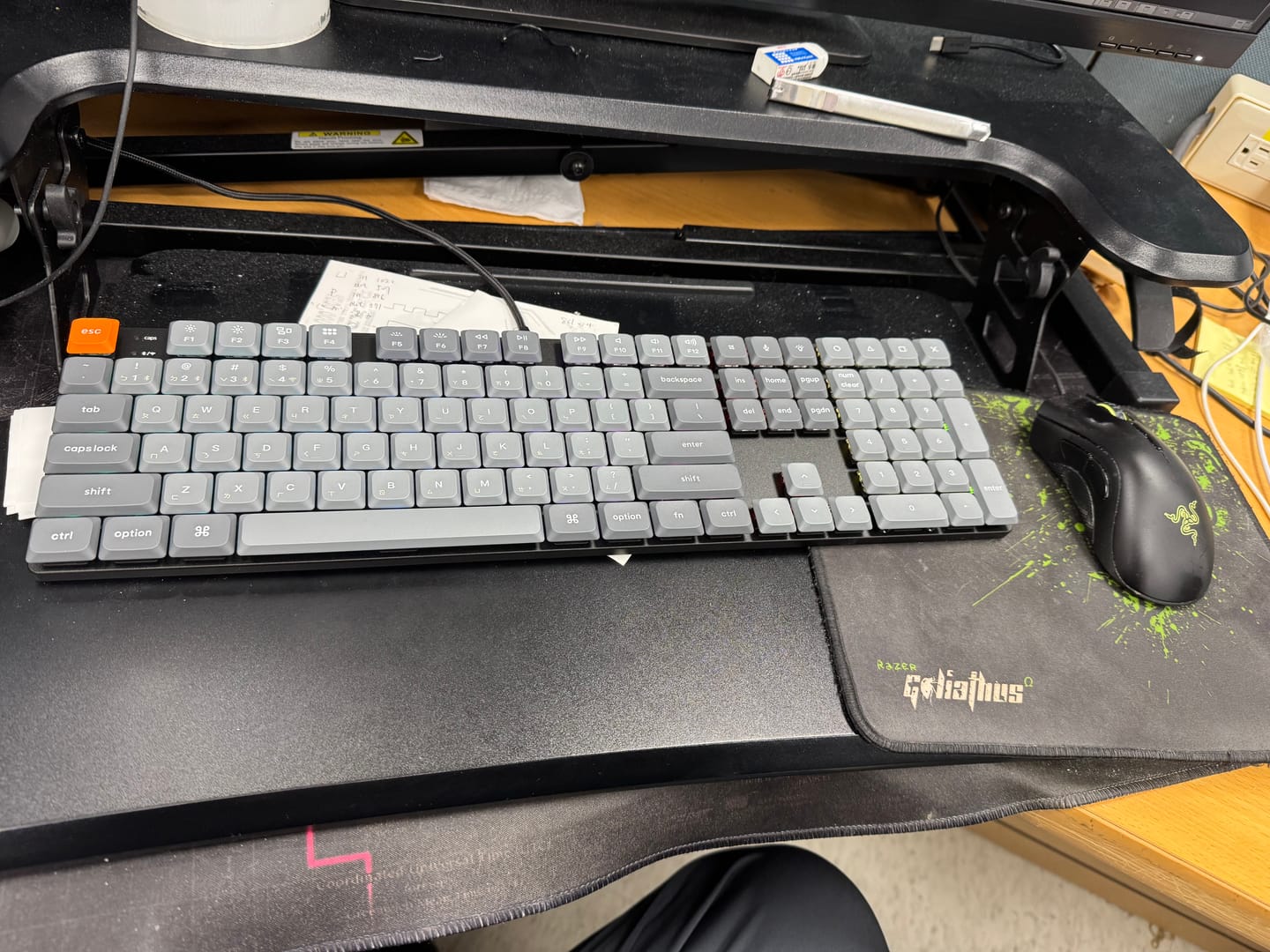 Customer photo review of Keychron K5 Max QMK/VIA無線客製化機械式鍵盤(注音版本)