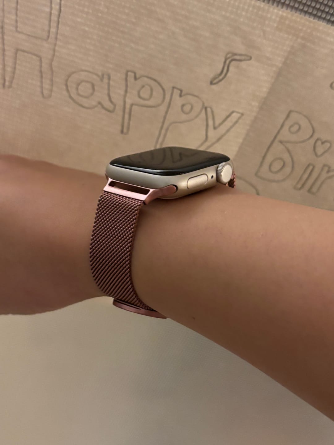 Customer photo review of NEU Apple Watch Metallarmband "Lassana"