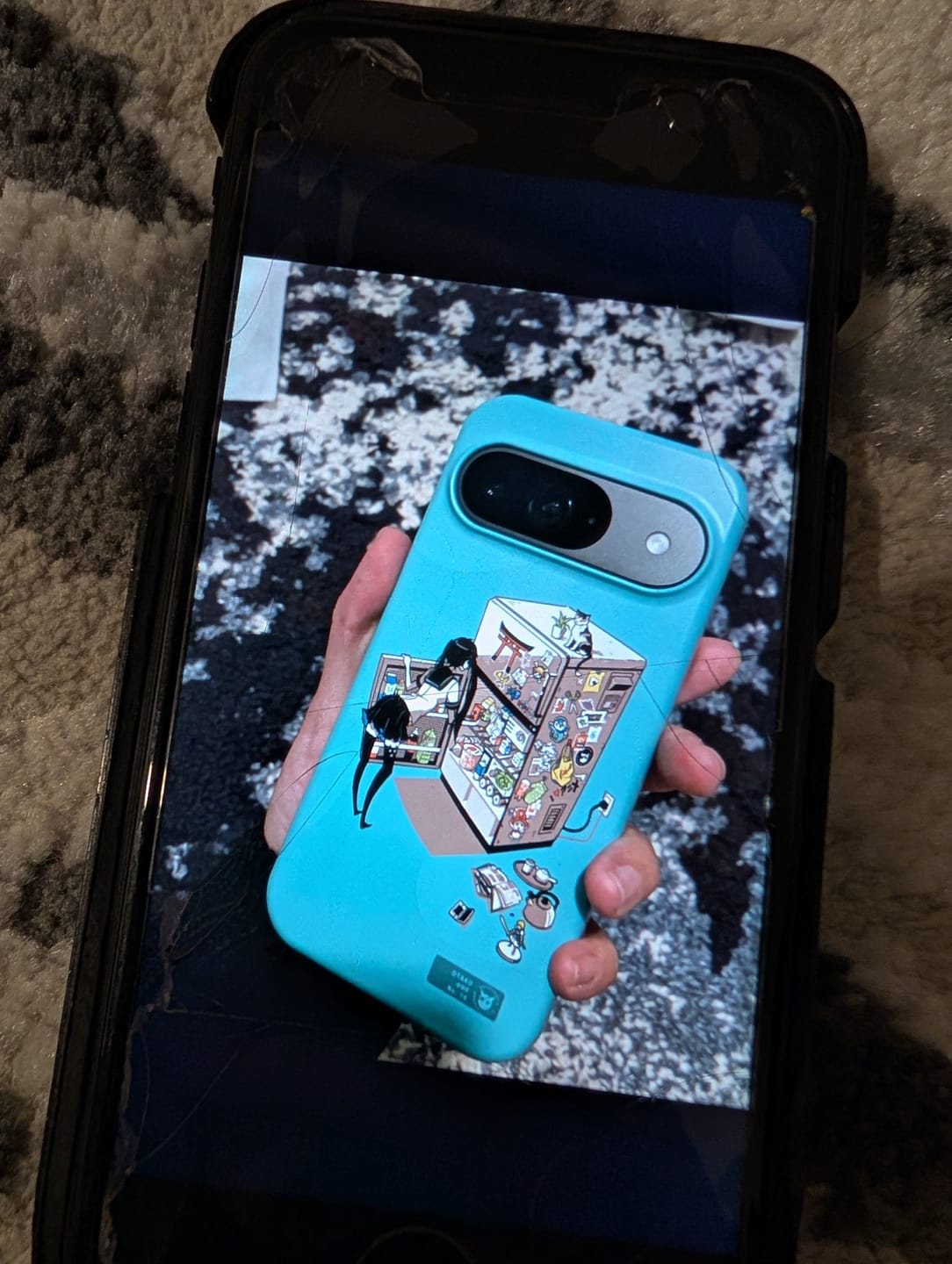 Customer photo review of Otaku Pixel Case