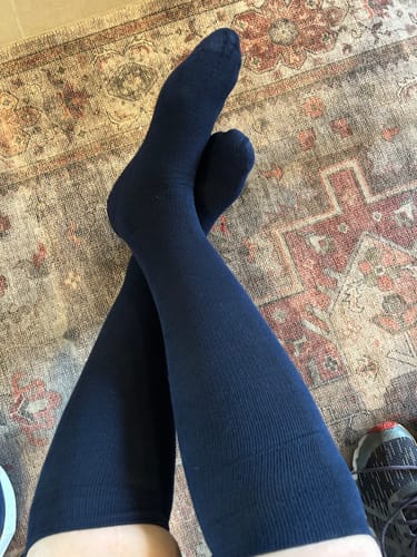 Customer photo review of Performance Eucalyptus Compression Socks