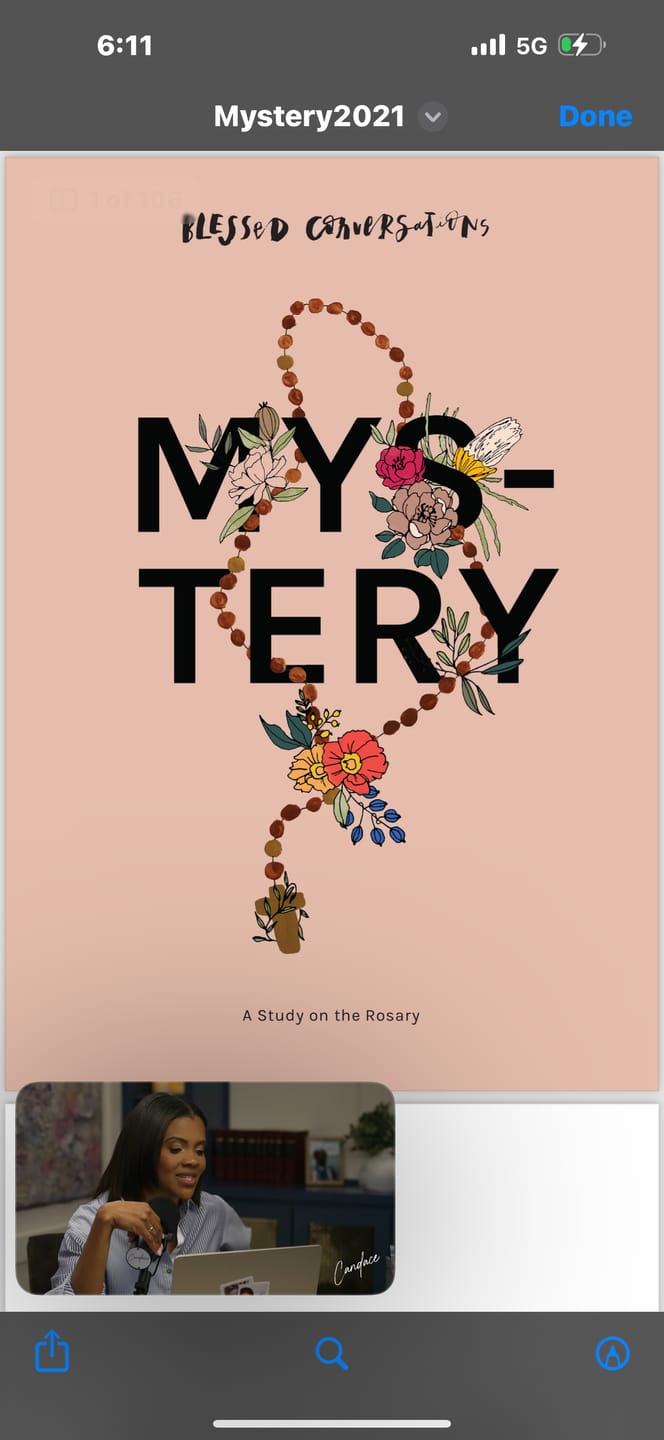 Customer photo review of Mystery // Blessed Conversations Study on the Rosary