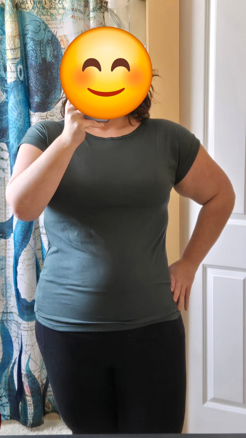 Customer photo review of *Freshly Baked* Cuff Tee