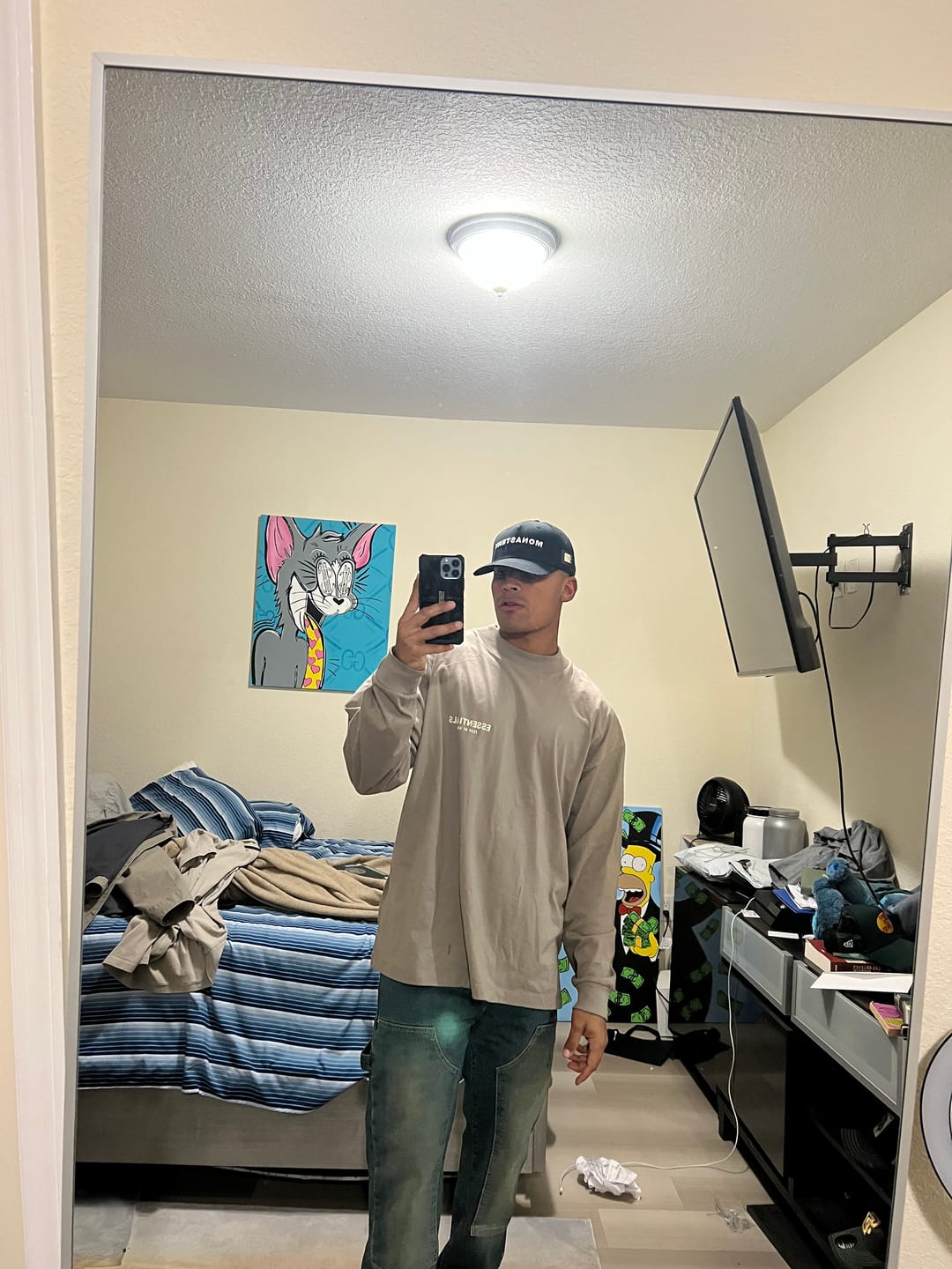 Customer photo review of Carpenter Jeans Washed Stone Blue
